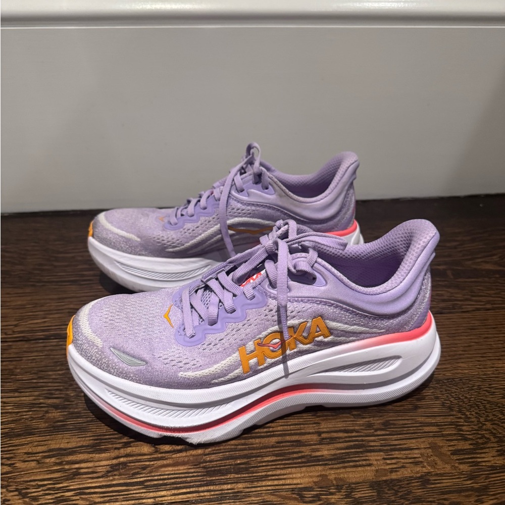 HOKA Bondi 9s - 6.5 - Aster Flower/Starlight Glow